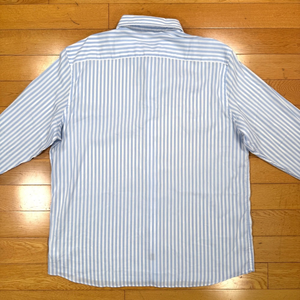 FAHERTY XXL The Movement Monterrey Shirt Blue Cape Stripe MWS2509 Mens NWT - Picture 8 of 8